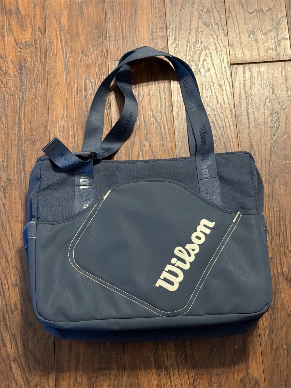Wilson Pickleball Lifestyle Lux Tote Bag, Blue 13x17